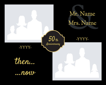 Picture of Acrylic Anniversary 14 - 16x20