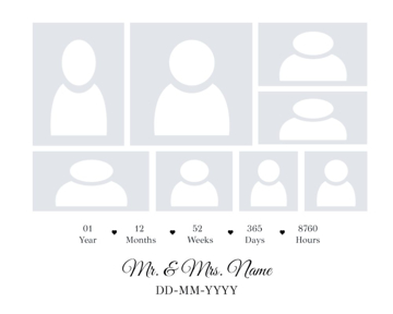 Picture of Acrylic Anniversary 15 - 16x20