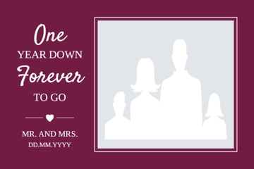 Picture of Acrylic Anniversary 13 - 24x36