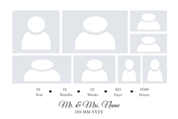 Picture of Acrylic Anniversary 15 - 24x36