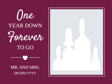 Picture of Acrylic Anniversary 13 - 30x40