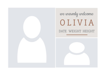 Picture of Acrylic Print Baby 10 - 5x7