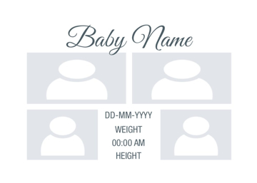 Picture of Acrylic Print Baby 21 - 5x7