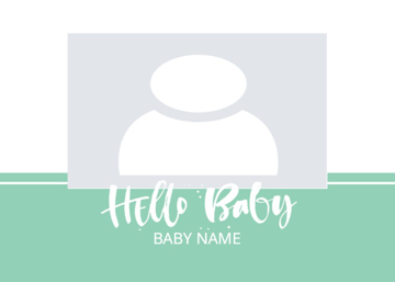 Picture of Acrylic Print Baby 26 - 5x7