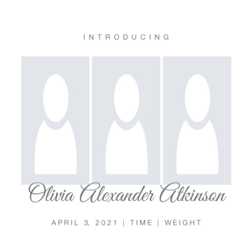 Picture of Acrylic Print Baby 6 - 8x8