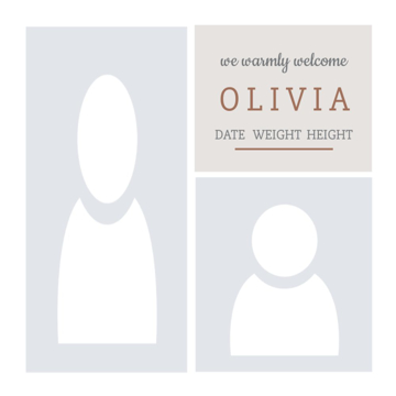 Picture of Acrylic Print Baby 10 - 8x8