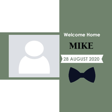 Picture of Acrylic Print Baby 18 - 8x8