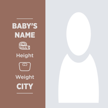 Picture of Acrylic Print Baby 22 - 8x8