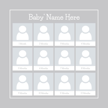 Picture of Acrylic Print Baby 27 - 8x8