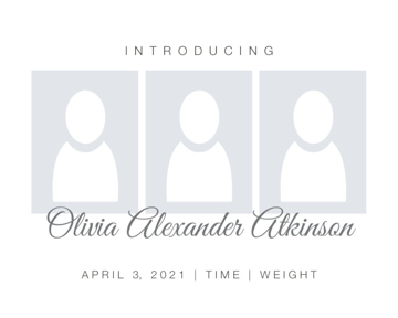 Picture of Acrylic Print Baby 6 - 8x10