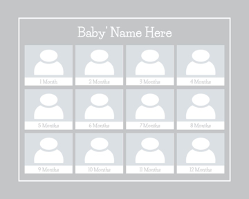 Picture of Acrylic Print Baby 27 - 8x10