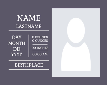 Picture of Acrylic Print Baby 28 - 8x10