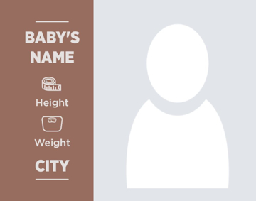 Picture of Acrylic Print Baby 22 - 11x14