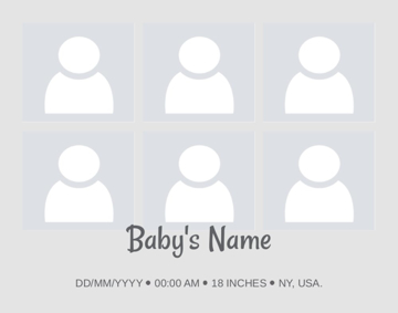 Picture of Acrylic Print Baby 24 - 11x14