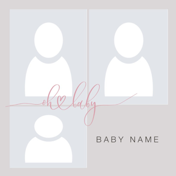 Picture of Acrylic Print Baby 5 - 16x16