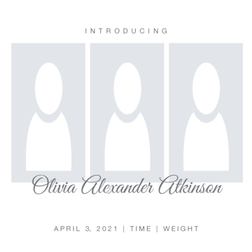 Picture of Acrylic Print Baby 6 - 16x16