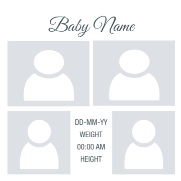 Picture of Acrylic Print Baby 21 - 16x16