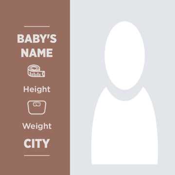 Picture of Acrylic Print Baby 22 - 16x16