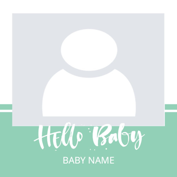 Picture of Acrylic Print Baby 26 - 16x16