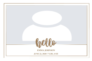 Picture of Acrylic Print Baby 1 - 24x36