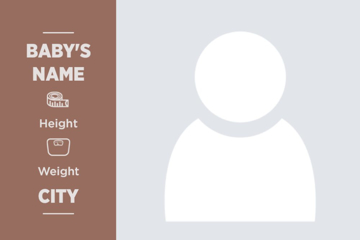 Picture of Acrylic Print Baby 22 - 24x36