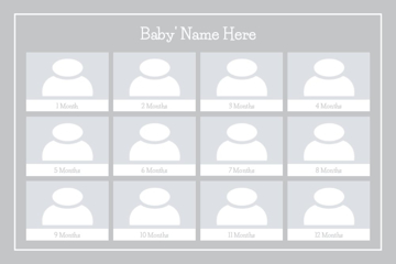 Picture of Acrylic Print Baby 27 - 24x36