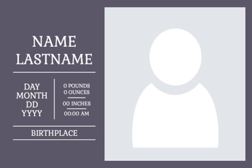 Picture of Acrylic Print Baby 28 - 24x36