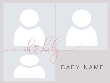 Picture of Acrylic Print Baby 5 - 30x40