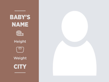 Picture of Acrylic Print Baby 22 - 30x40