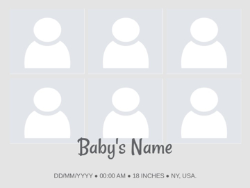 Picture of Acrylic Print Baby 24 - 30x40