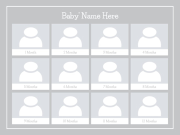 Picture of Acrylic Print Baby 27 - 30x40