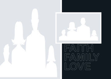 Picture of Acrylic Print Family 3 - 5x7