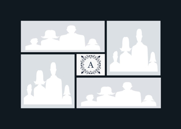 Picture of Acrylic Print Family 6 - 5x7