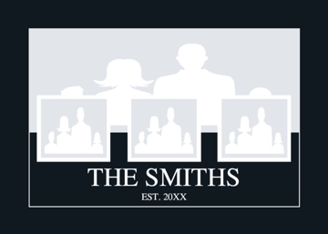 Picture of Acrylic Print Family 8 - 5x7