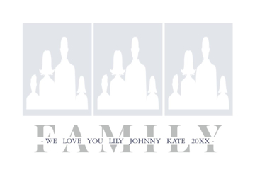 Picture of Acrylic Print Family 11 - 5x7