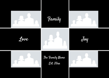 Picture of Acrylic Print Family 14 - 5x7