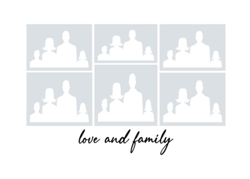 Picture of Acrylic Print Family 19 - 5x7