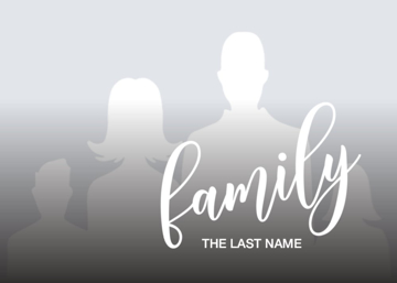 Picture of Acrylic Print Family 23 - 5x7