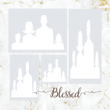 Picture of Acrylic Print Family 1 - 8x8