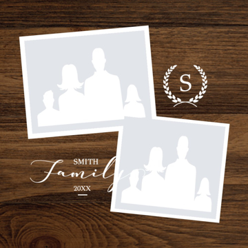 Picture of Acrylic Print Family 7 - 8x8