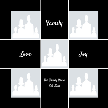 Picture of Acrylic Print Family 14 - 8x8