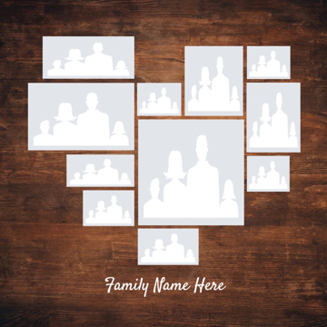 Picture of Acrylic Print Family 17 - 8x8