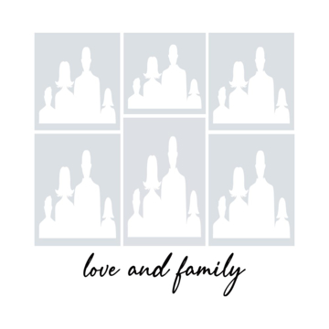 Picture of Acrylic Print Family 19 - 8x8