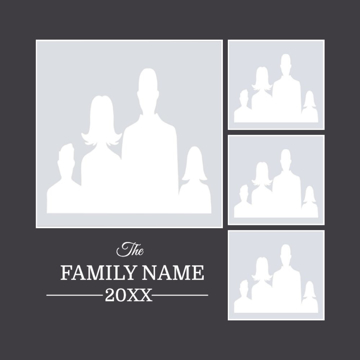 Picture of Acrylic Print Family 21 - 8x8