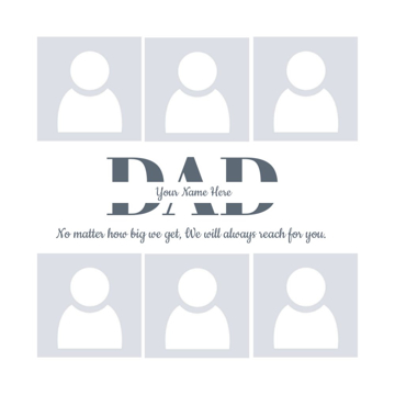 Picture of Acrylic Print Family 26 - 8x8