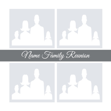 Picture of Acrylic Print Family 32 - 8x8