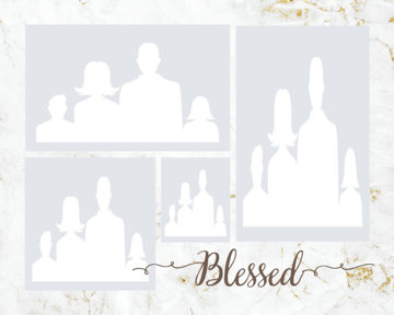 Picture of Acrylic Print Family 1 - 8x10