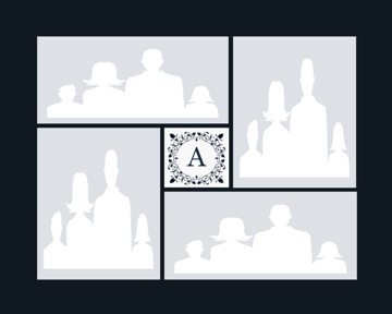 Picture of Acrylic Print Family 6 - 8x10