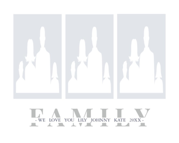 Picture of Acrylic Print Family 11 - 8x10