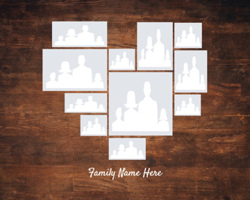 Picture of Acrylic Print Family 17 - 8x10